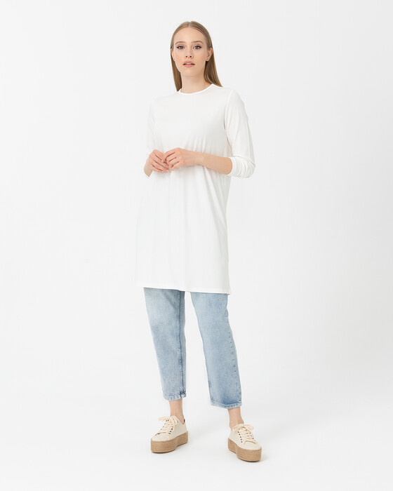 Uzun Kollu Basic Tunik