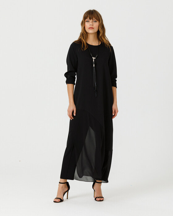 Maxi Boy Şifon Tunik