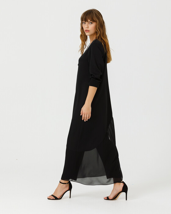 Maxi Boy Şifon Tunik