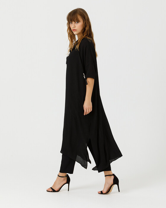 Maxi Boy Şifon Tunik