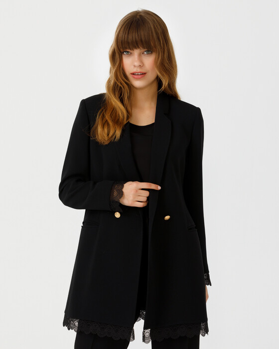 LACE DETAILED JACKET