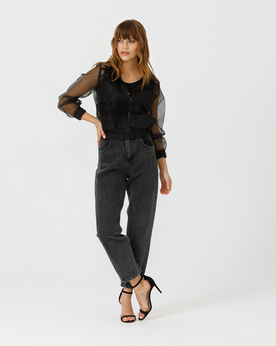 TRANSPARENT CROP JACKET SecilStore