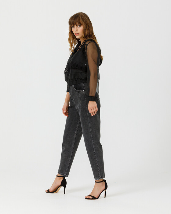 TRANSPARENT CROP JACKET