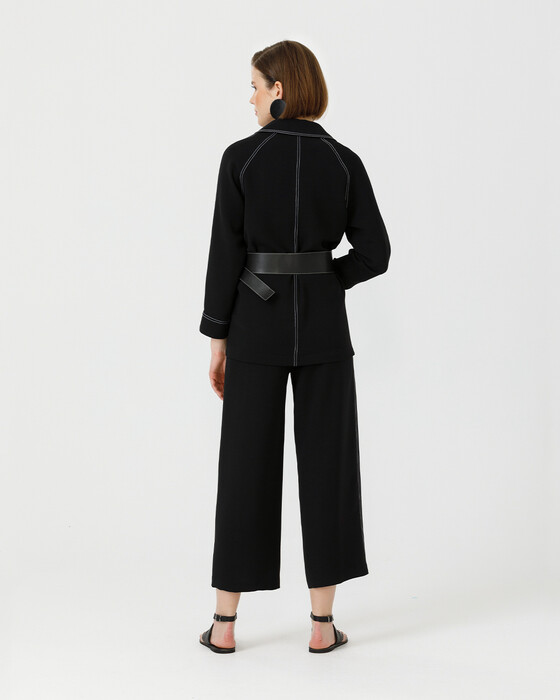 STRIPED BELL-BOTTOM PANTS