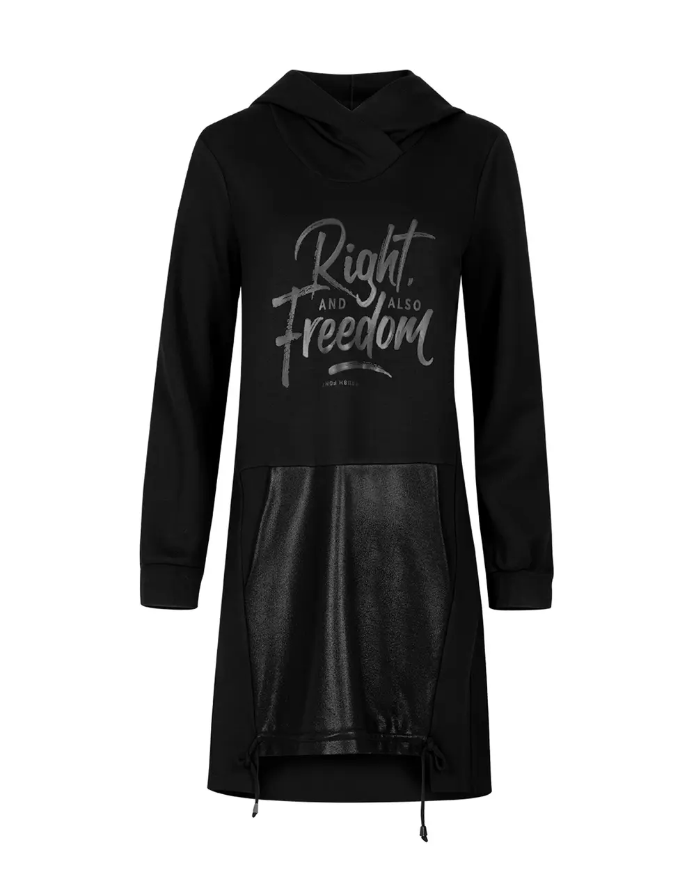  Letter Detailed Hooded Tunic