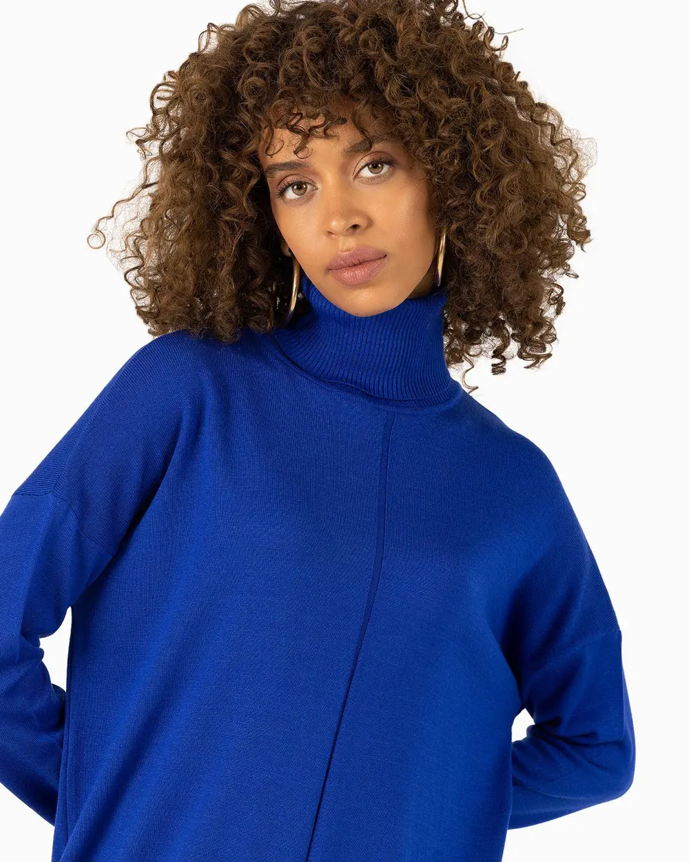  Turtleneck Knitwear Tunic