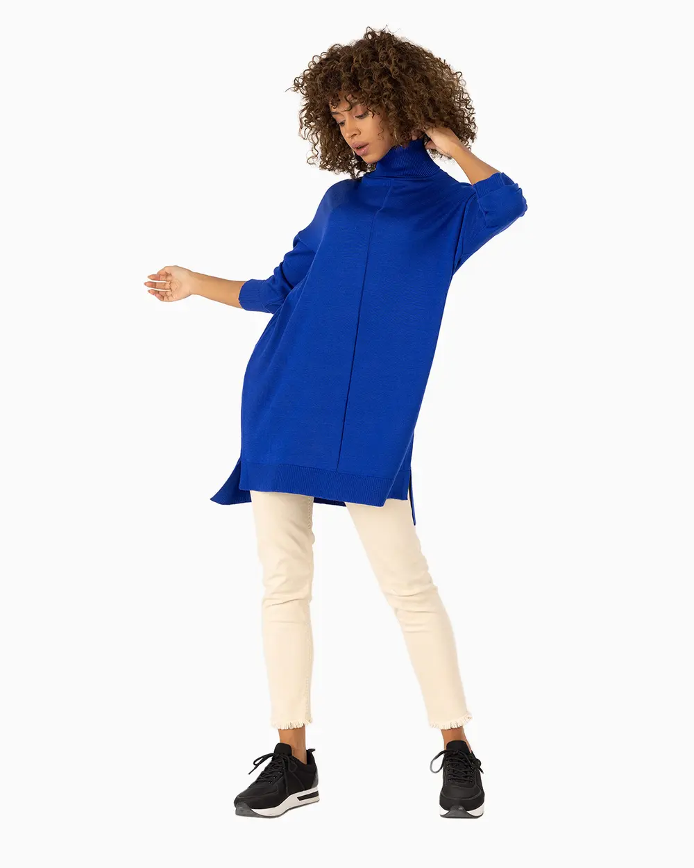  Turtleneck Knitwear Tunic