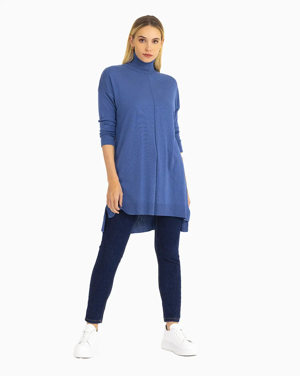  Turtleneck Knitwear Tunic