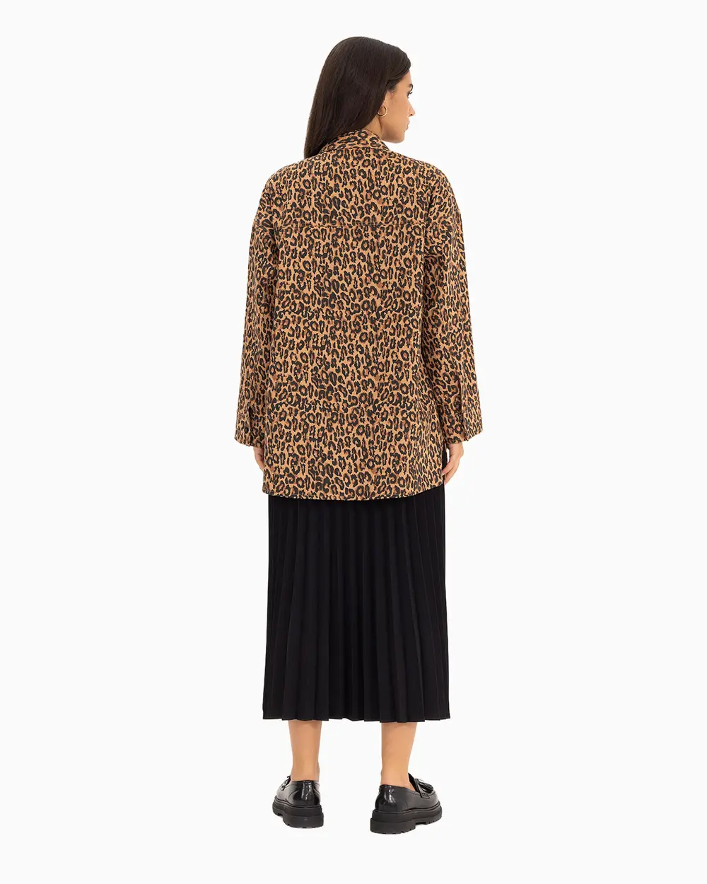 Leopar Desenli Ceket