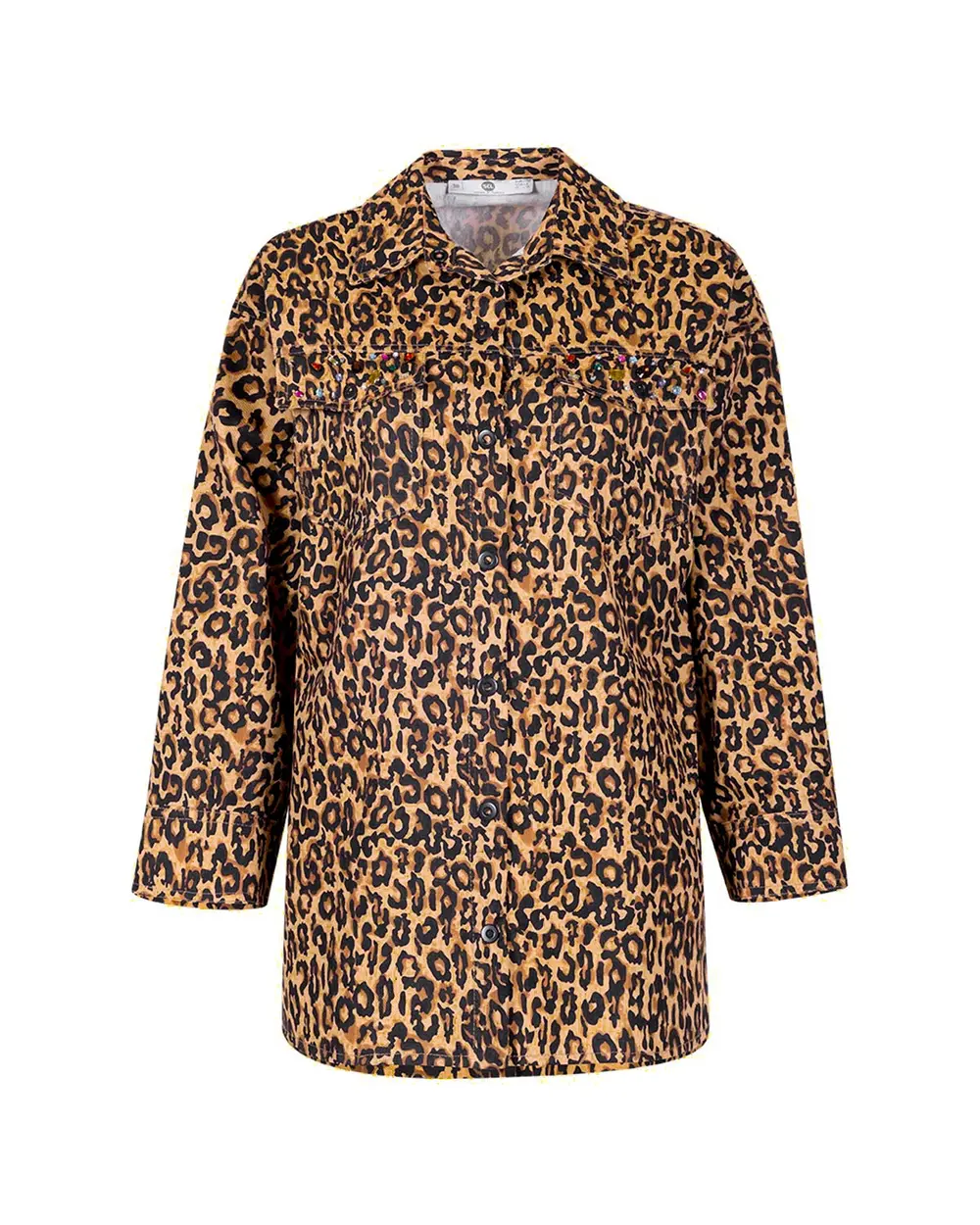 Leopar Desenli Ceket