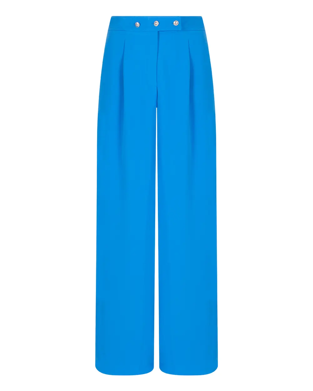 Wide Cut Button Detailed Trousers
