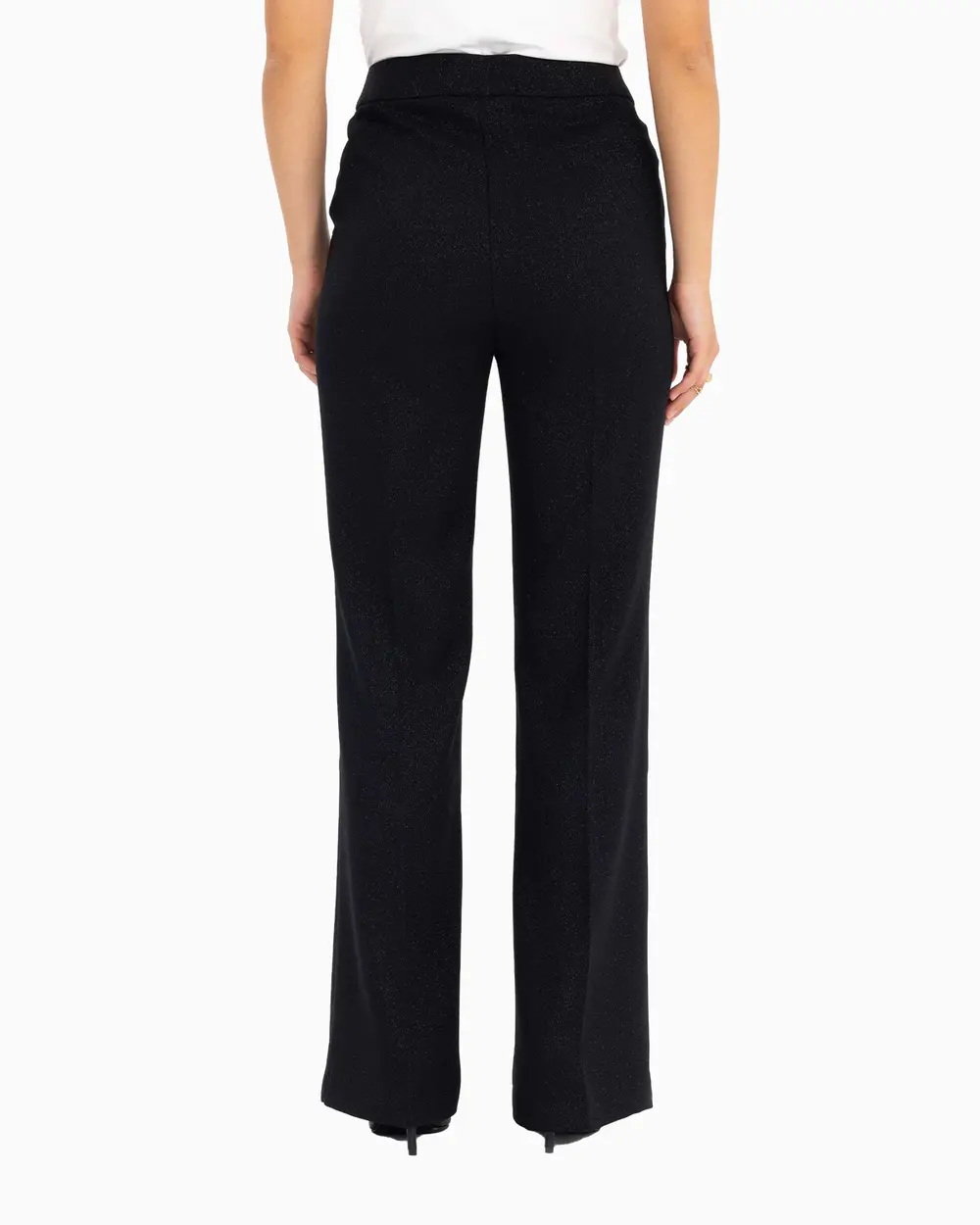 Geniş Paçalı Simli Pantolon