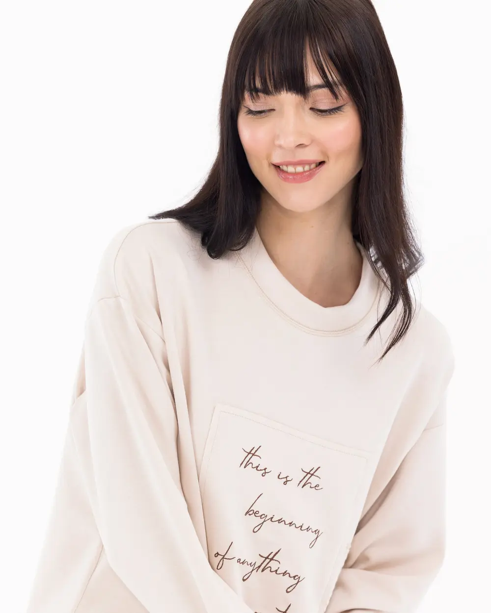 Nakış Detaylı Sweatshirt