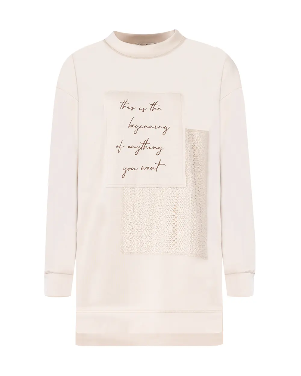 Nakış Detaylı Sweatshirt