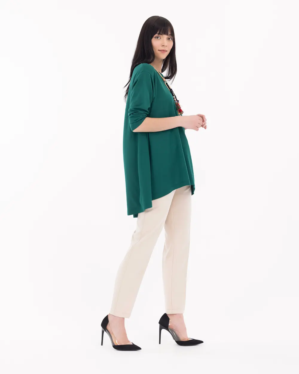 Accessory Zero Collar Blouse