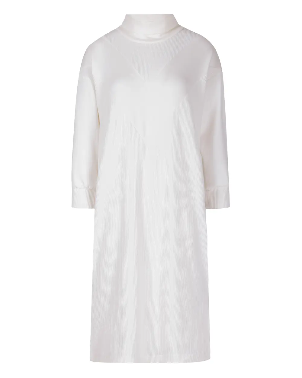 Degaje Yaka Düşük Kol Tunik