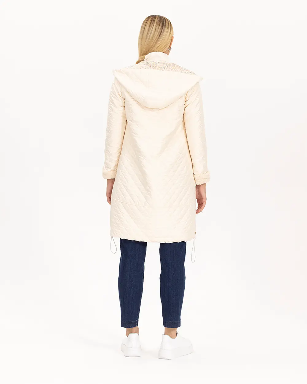 Kapüşon Yaka Kapitone Kap