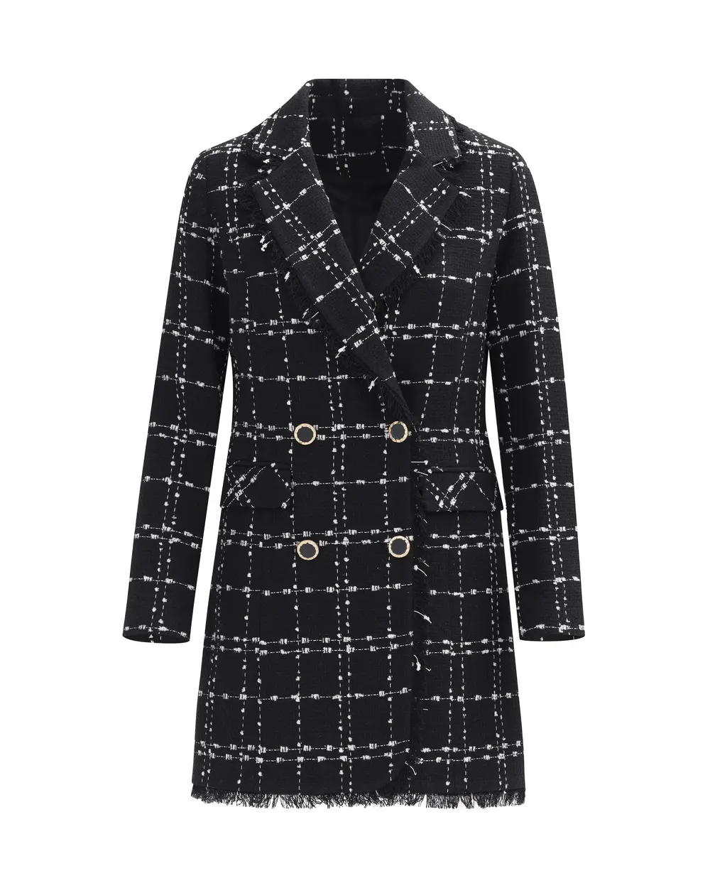 Tweed Fabric Blazer Jacket