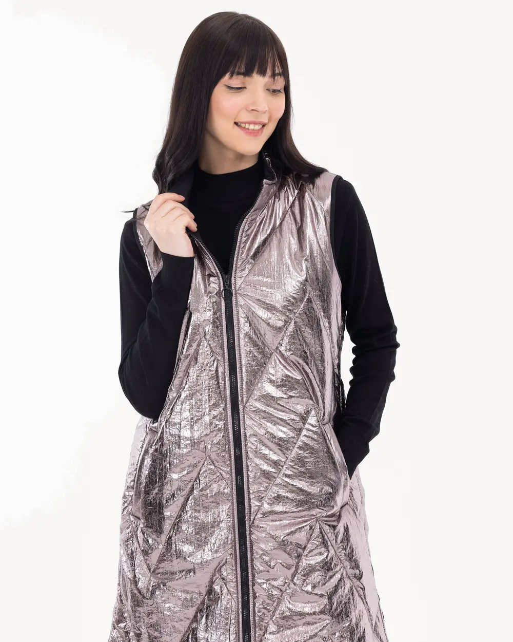 Dik Yaka Şişme Yelek