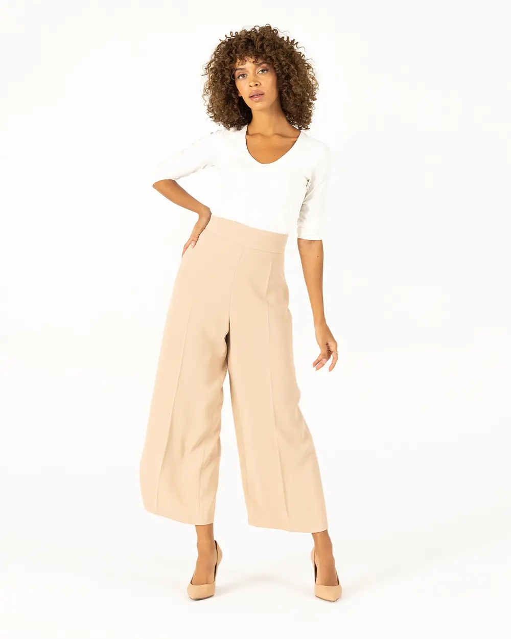 Wide Leg Trousers