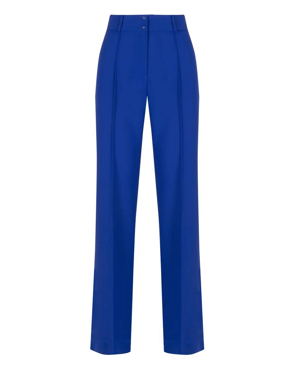  Piping Detail Wide Leg Trousers