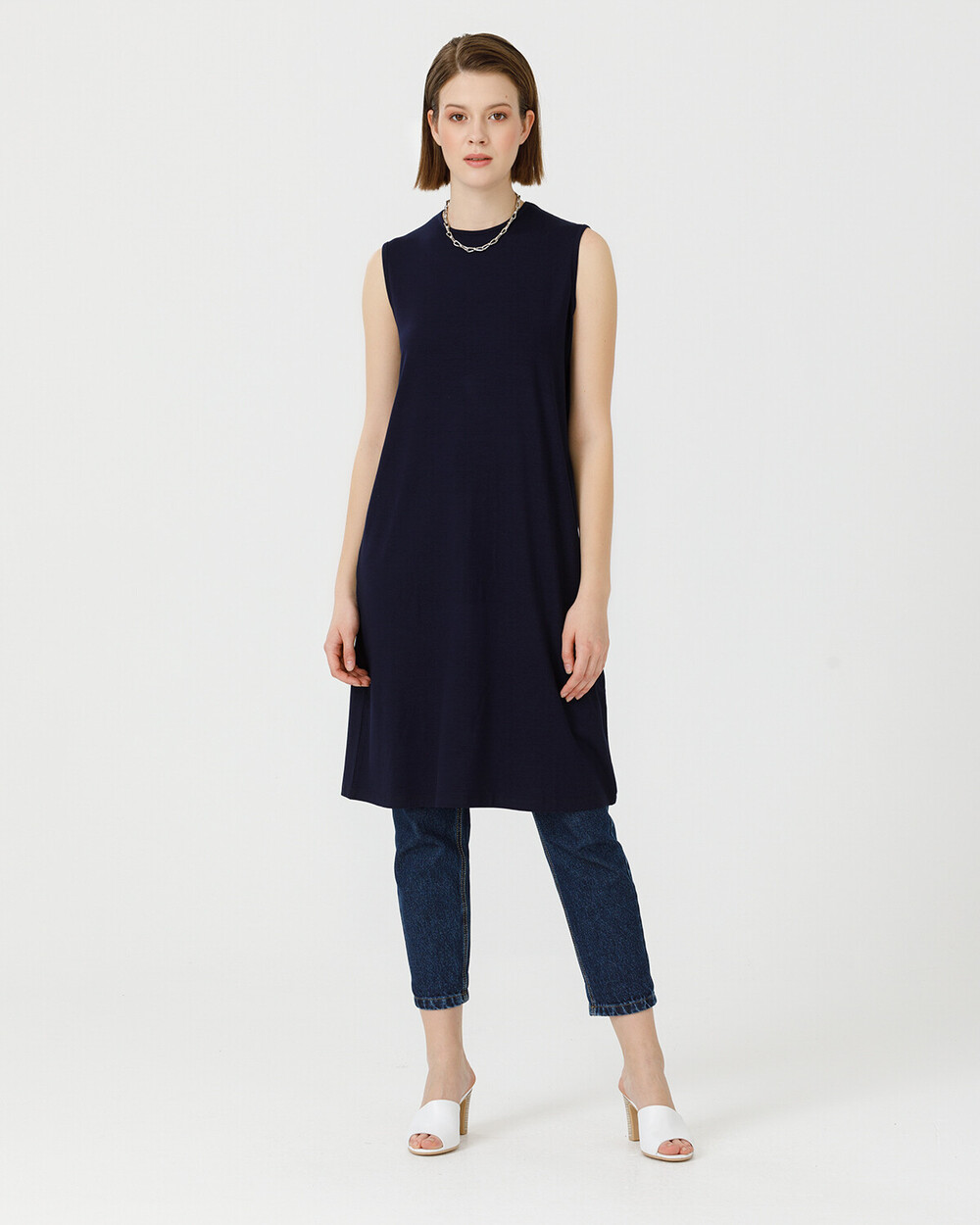Kolsuz Basic Tunik Tişört