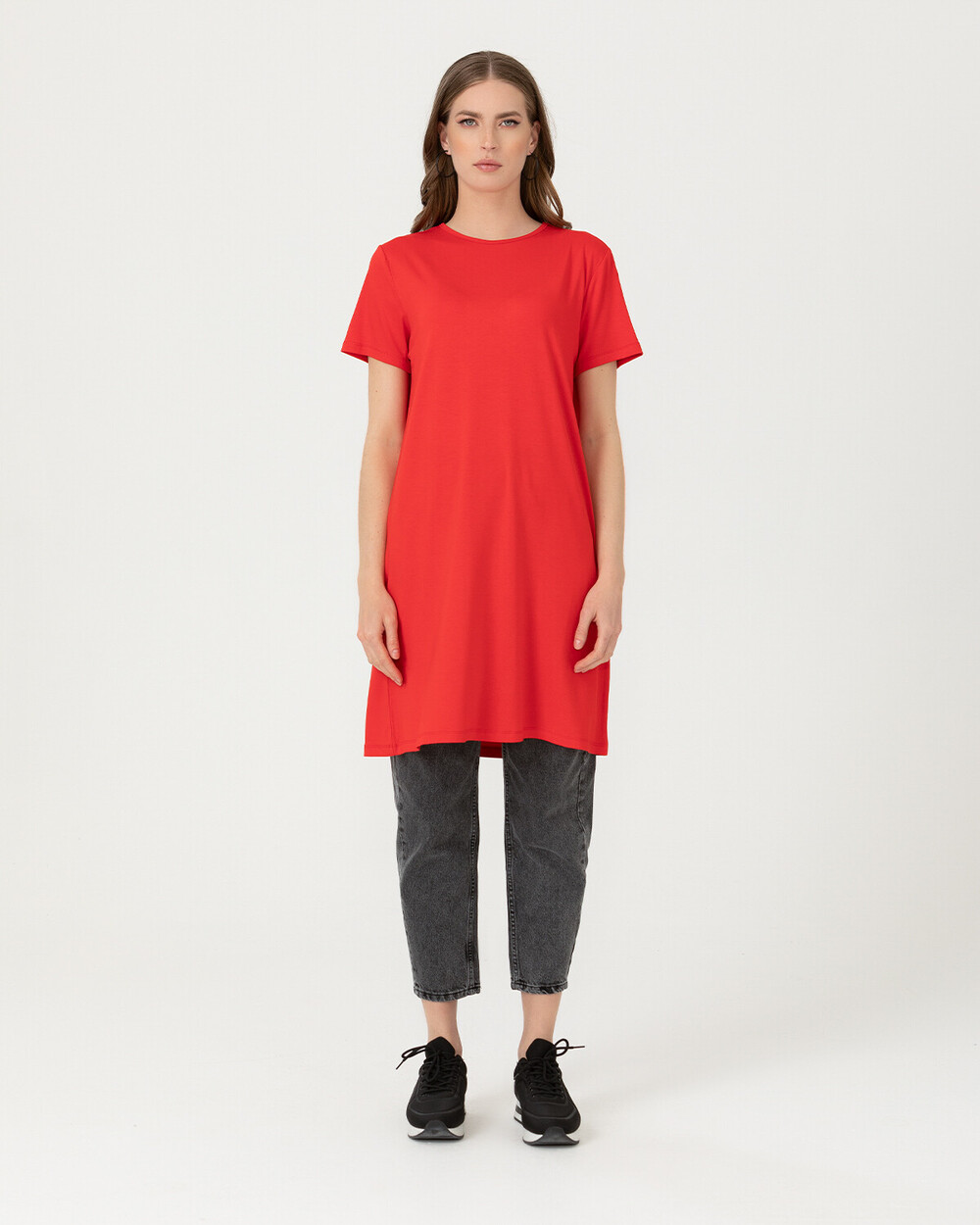 Short Sleeve Basic Tunic