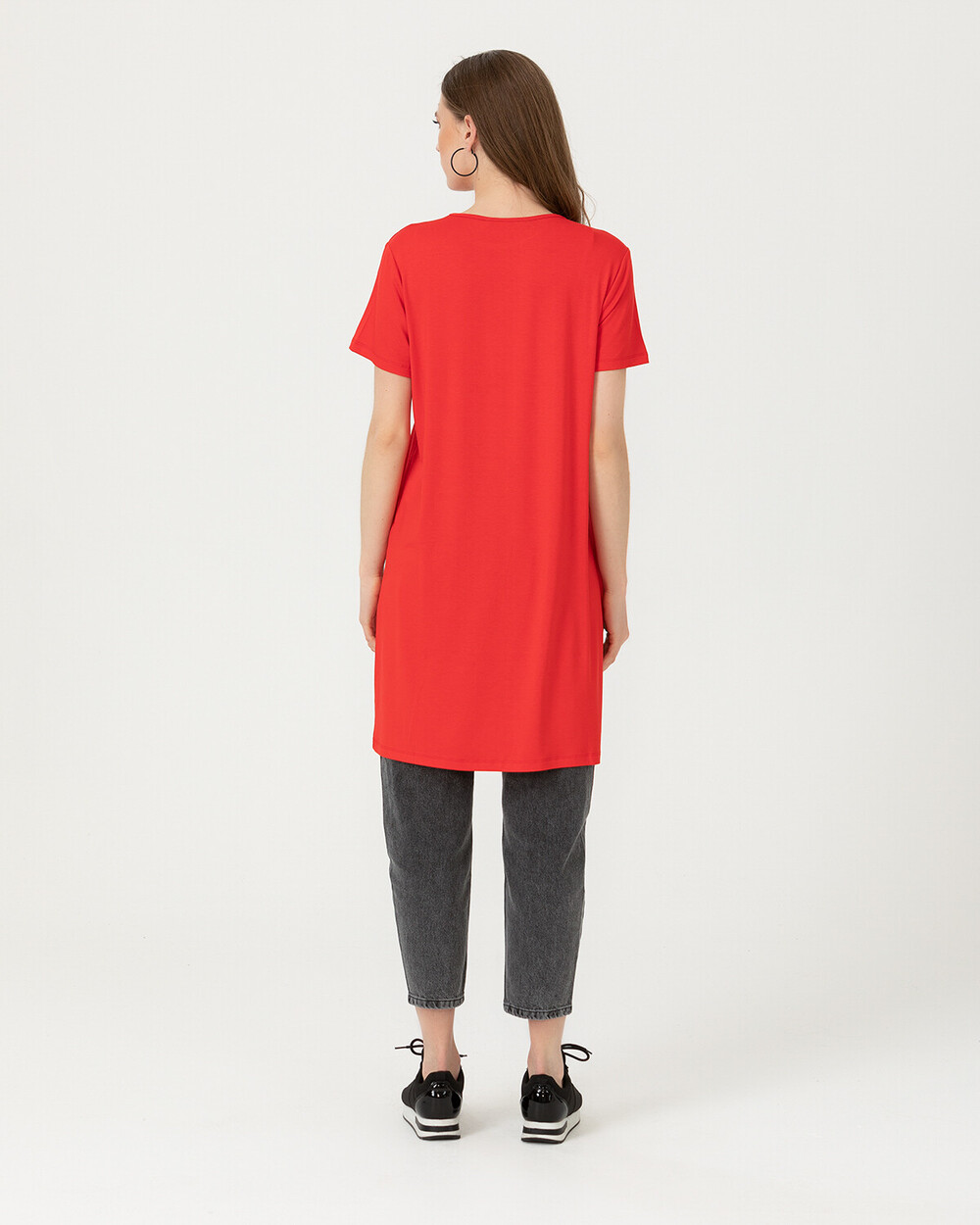 Short Sleeve Basic Tunic