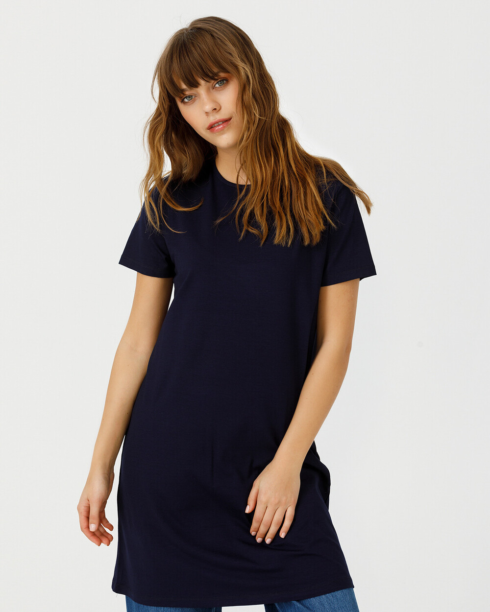 Short Sleeve Basic Tunic