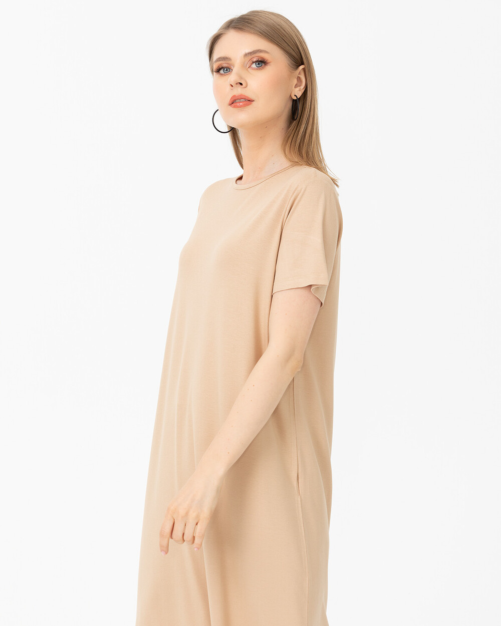 Short Sleeve Basic Tunic