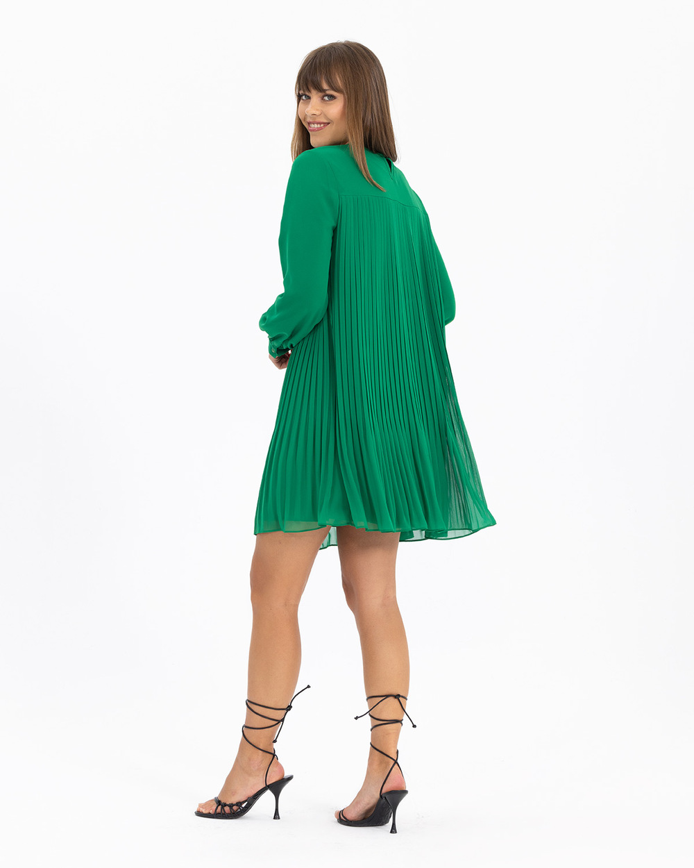 Pleated Long Sleeve Tunic