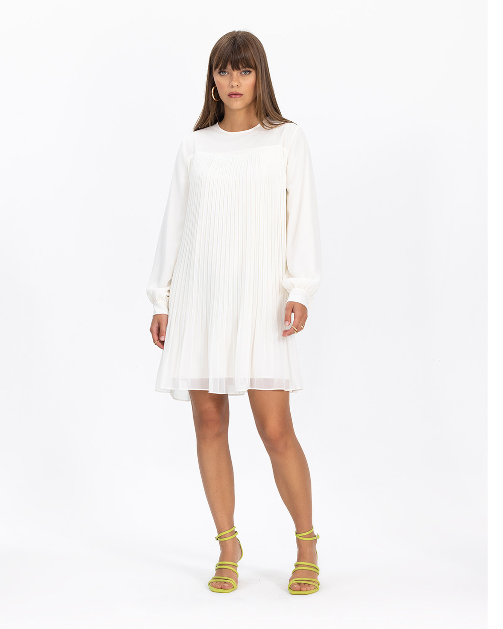 Pleated Long Sleeve Tunic