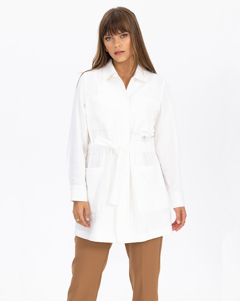 SCL ZEBRA PRINT CANVAS JACKET