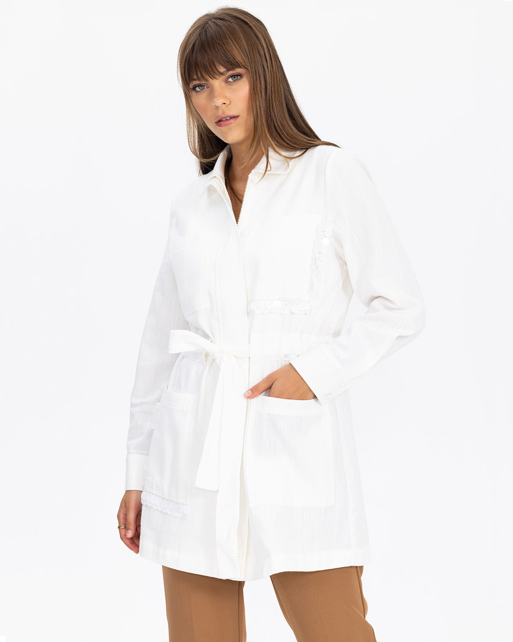 SCL ZEBRA PRINT CANVAS JACKET