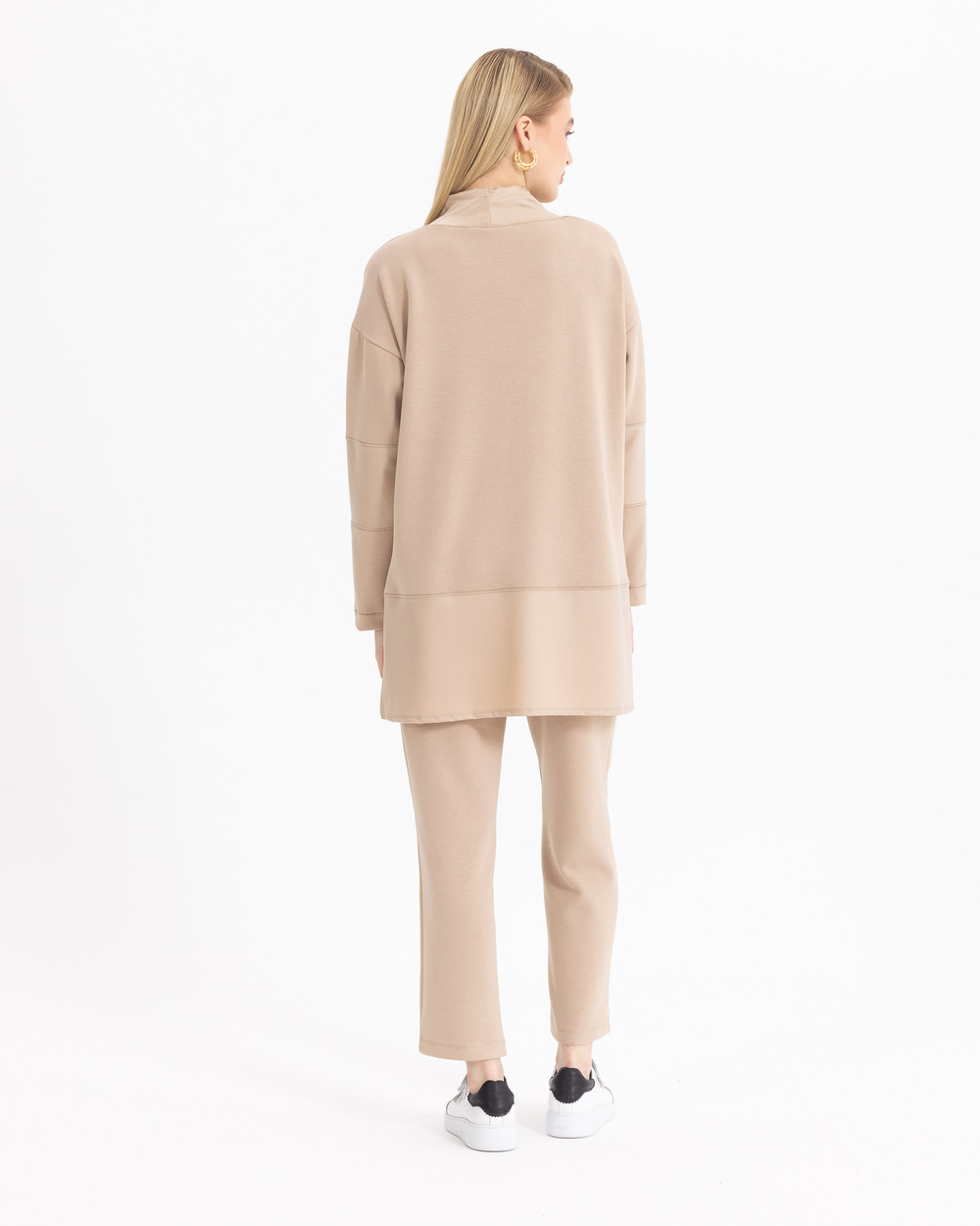 Kangaroo Pocket Sweatshirt Tunic