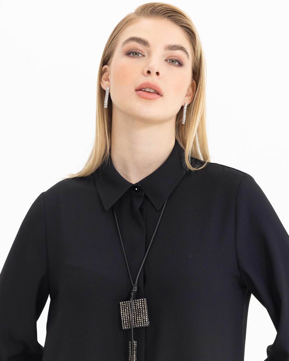 Dantel Detaylı Gömlek Tunik