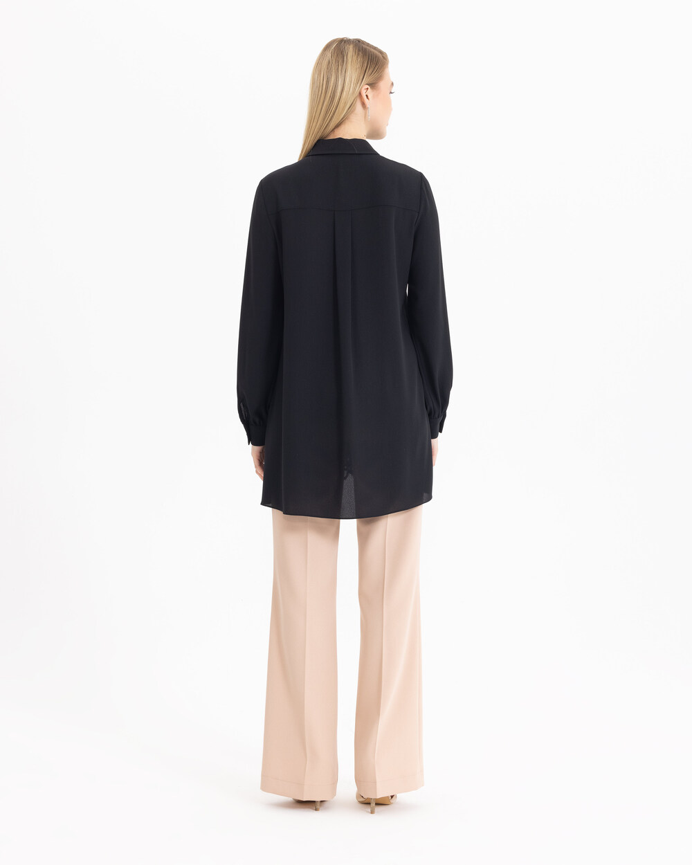 Dantel Detaylı Gömlek Tunik