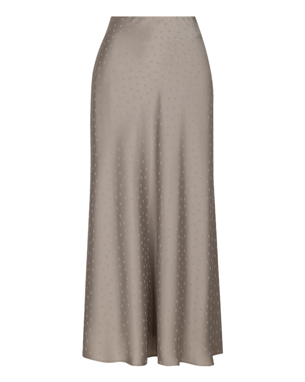 Puantiyeli Saten Görünümlü Etek