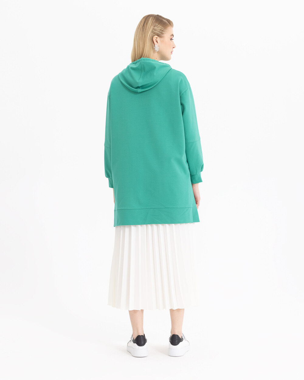 Kanguru Cepli Kapüşonlu Sweatshirt