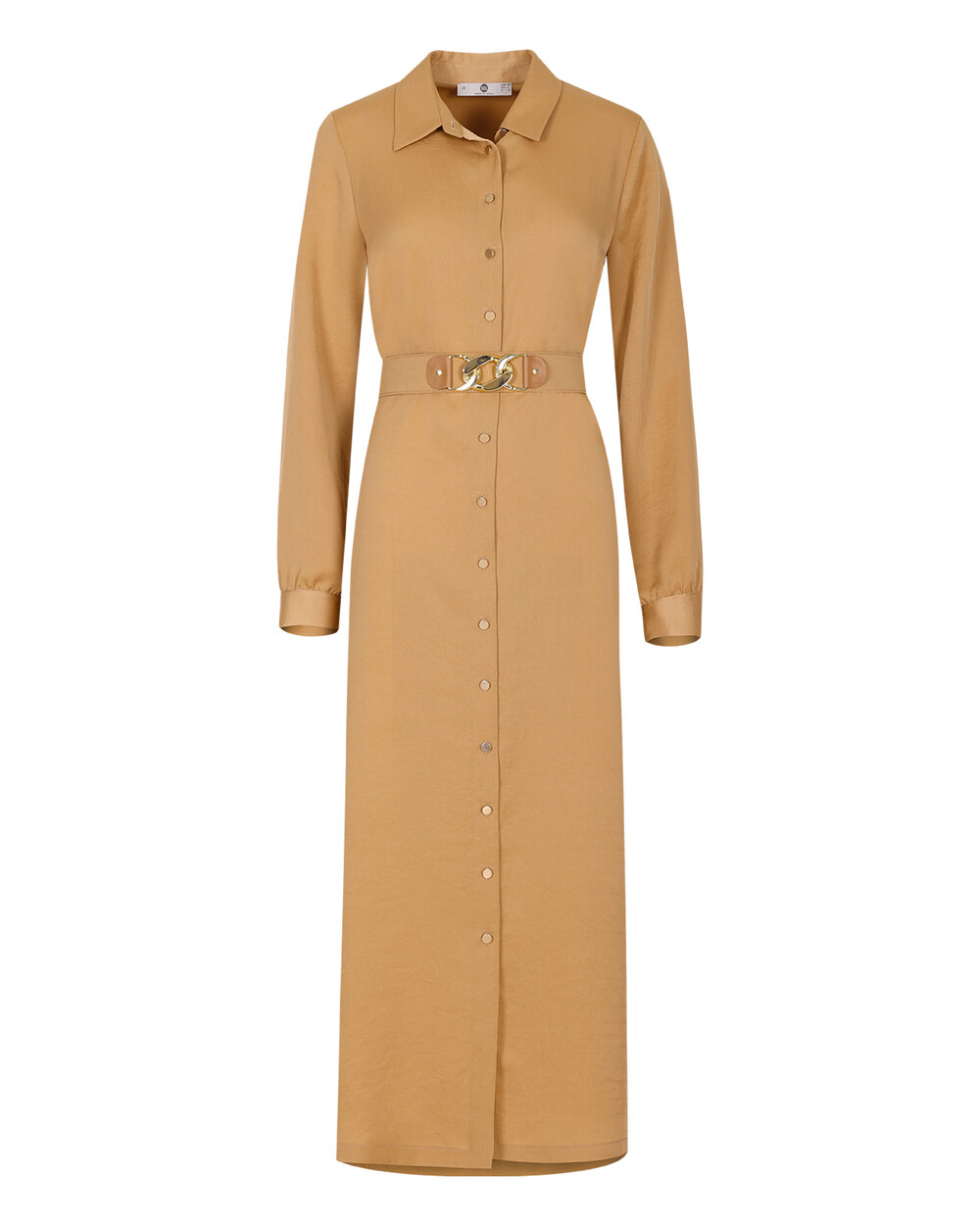 Kemerli Gömlek Elbise