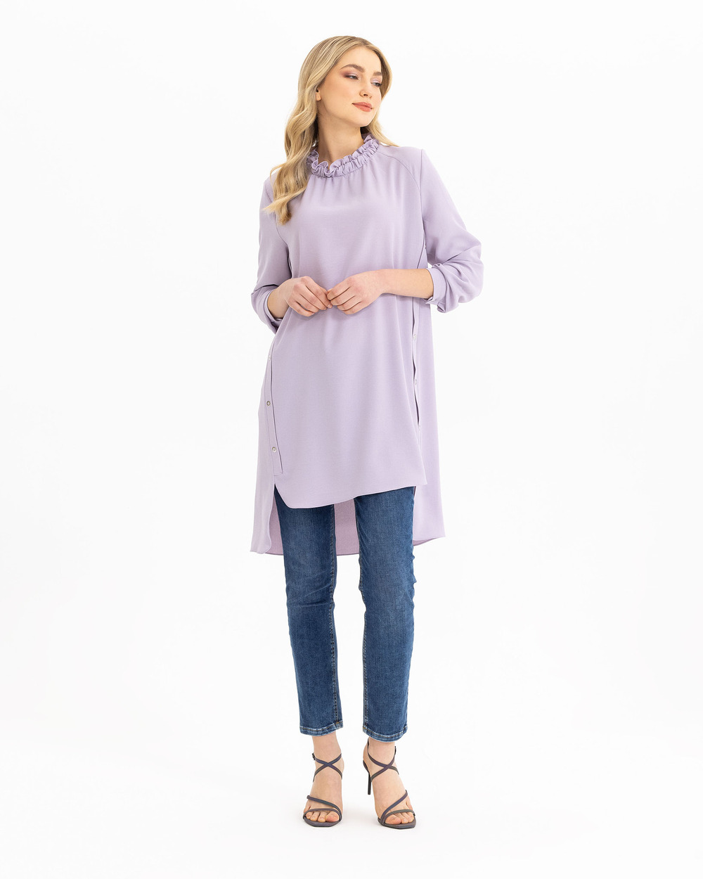 Collar Frilly Tunic