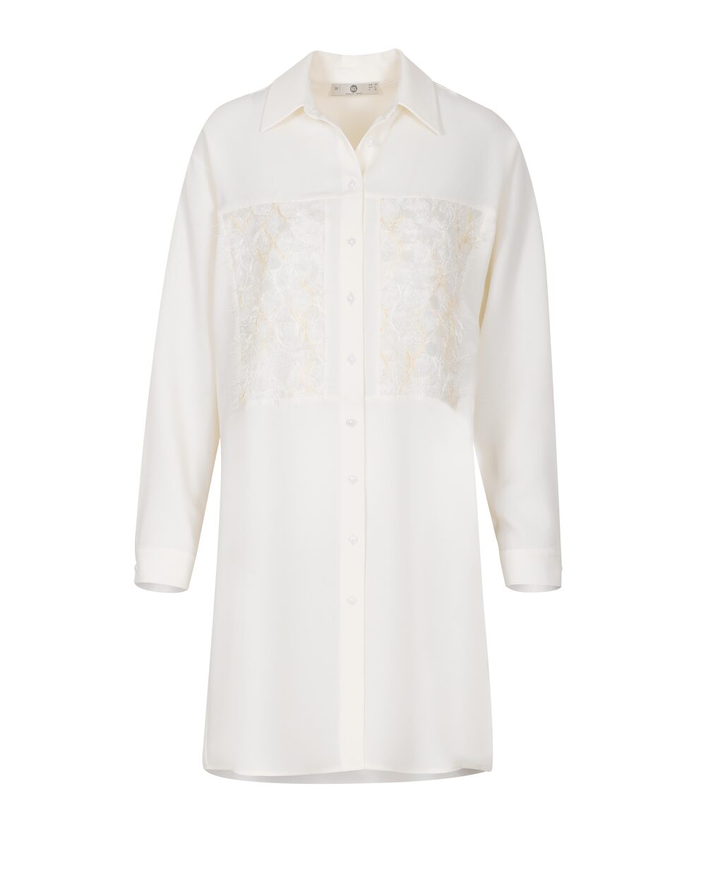 Pul Detaylı Gömlek Tunik