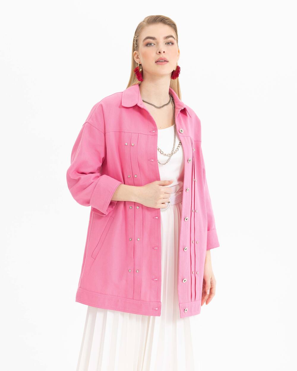 Pink clearance canvas jacket