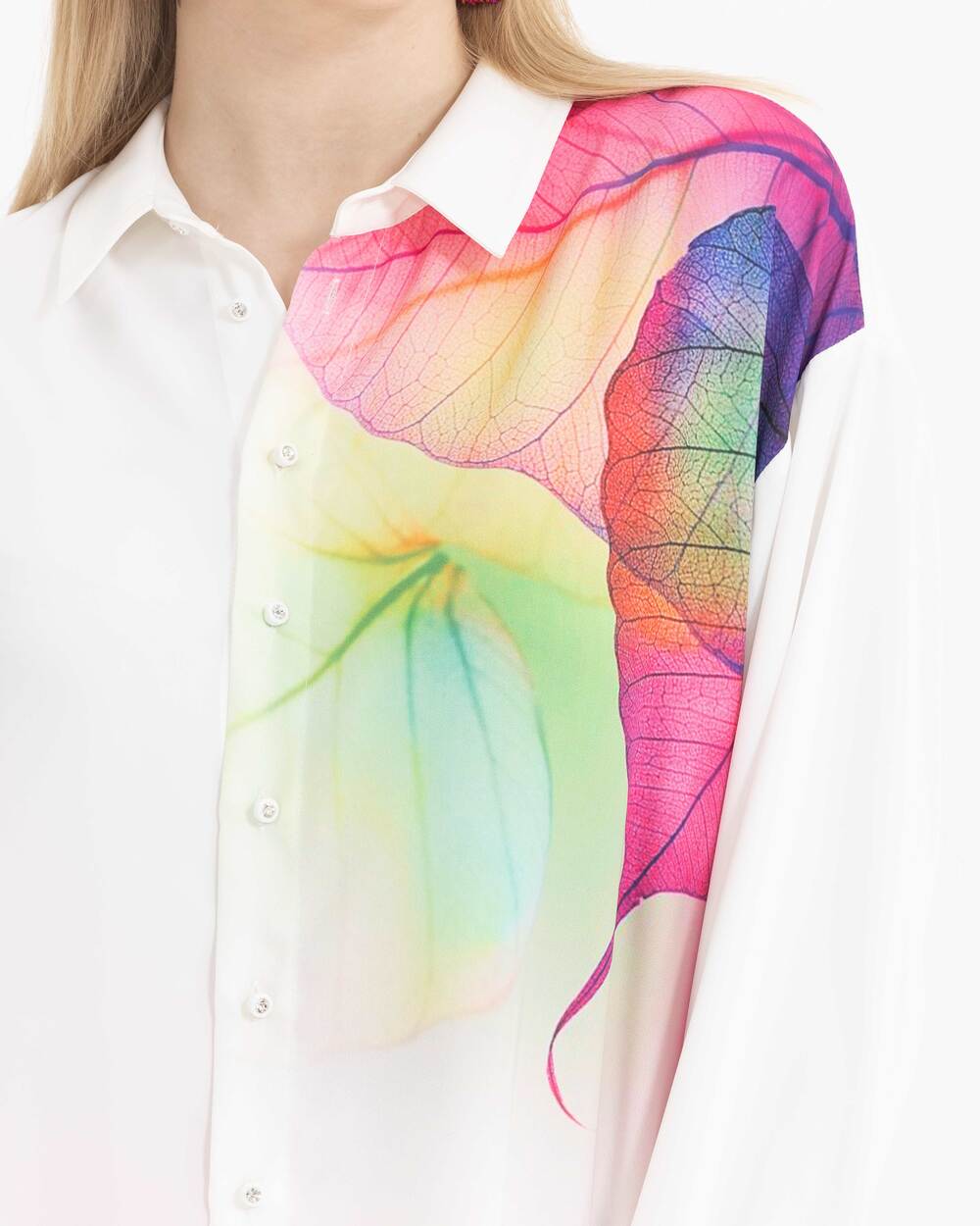 Renkli Desen Detaylı Tunik