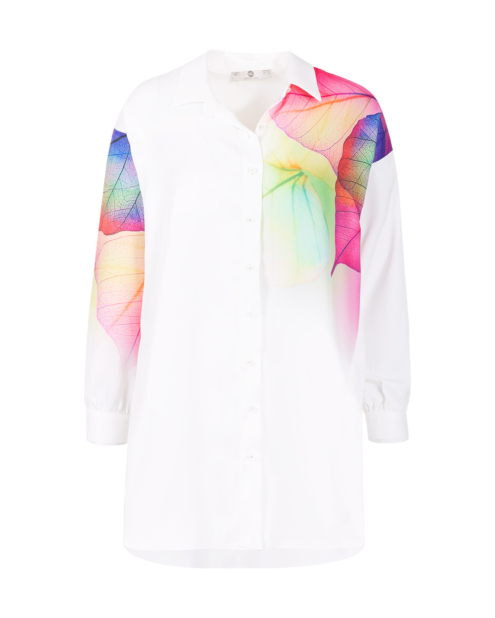 Renkli Desen Detaylı Tunik