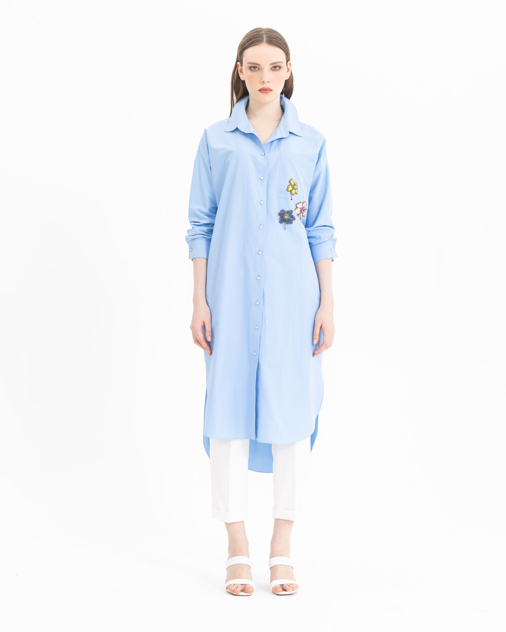 İşlemeli Gömlek Tunik