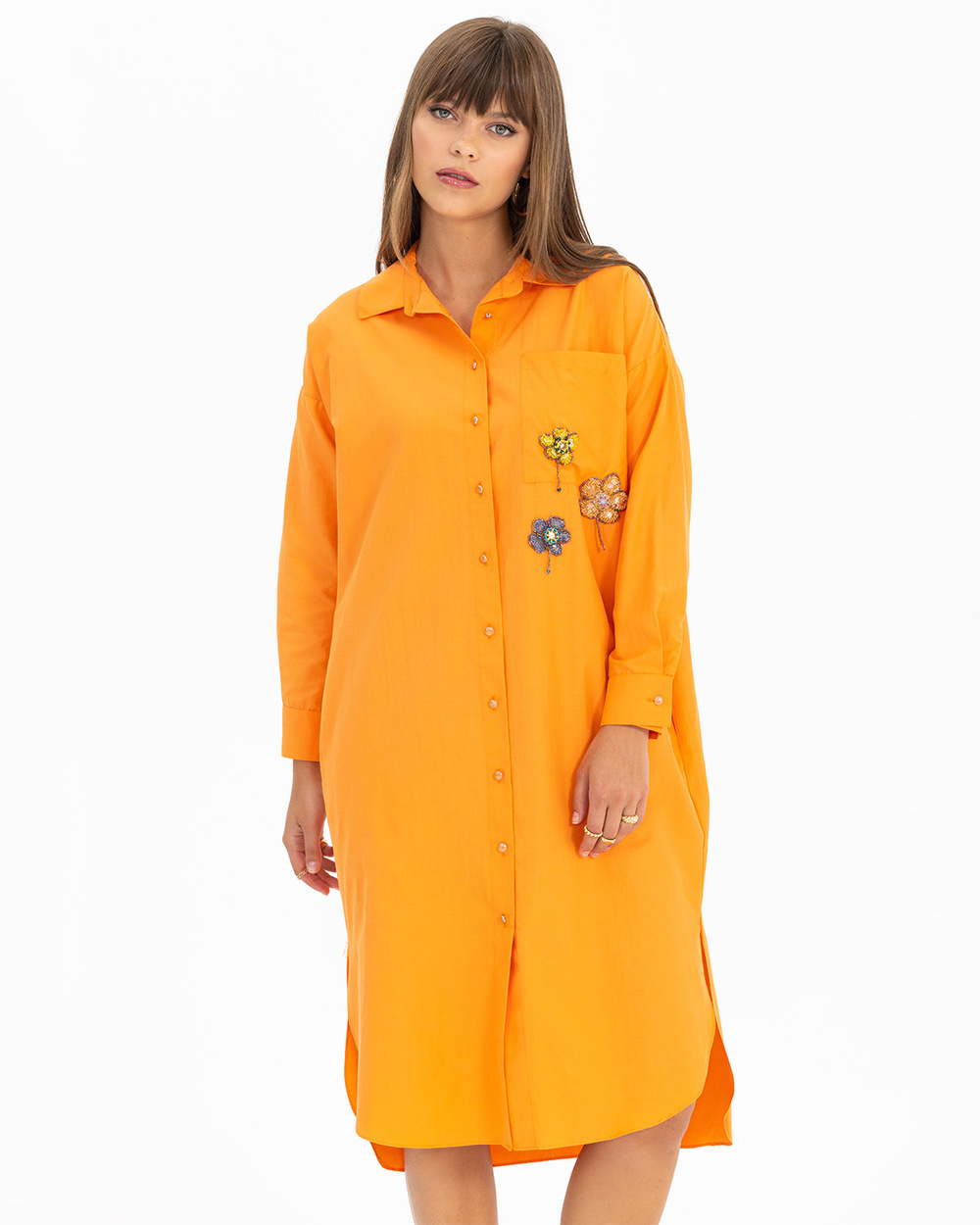 Embroidered Shirt Tunic