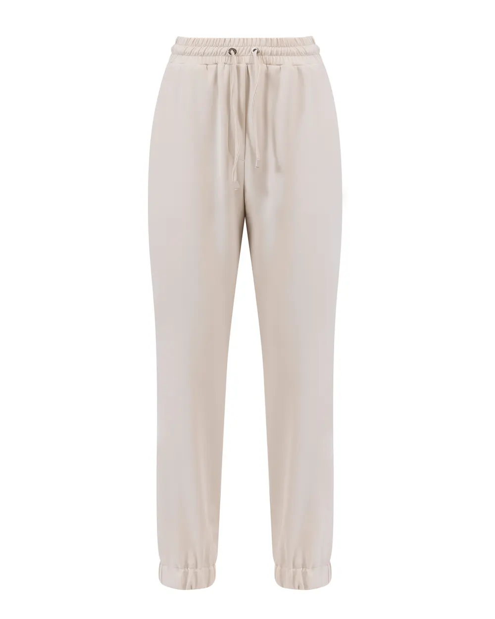 Carrot Cut Elastic Cuff Sports Trousers