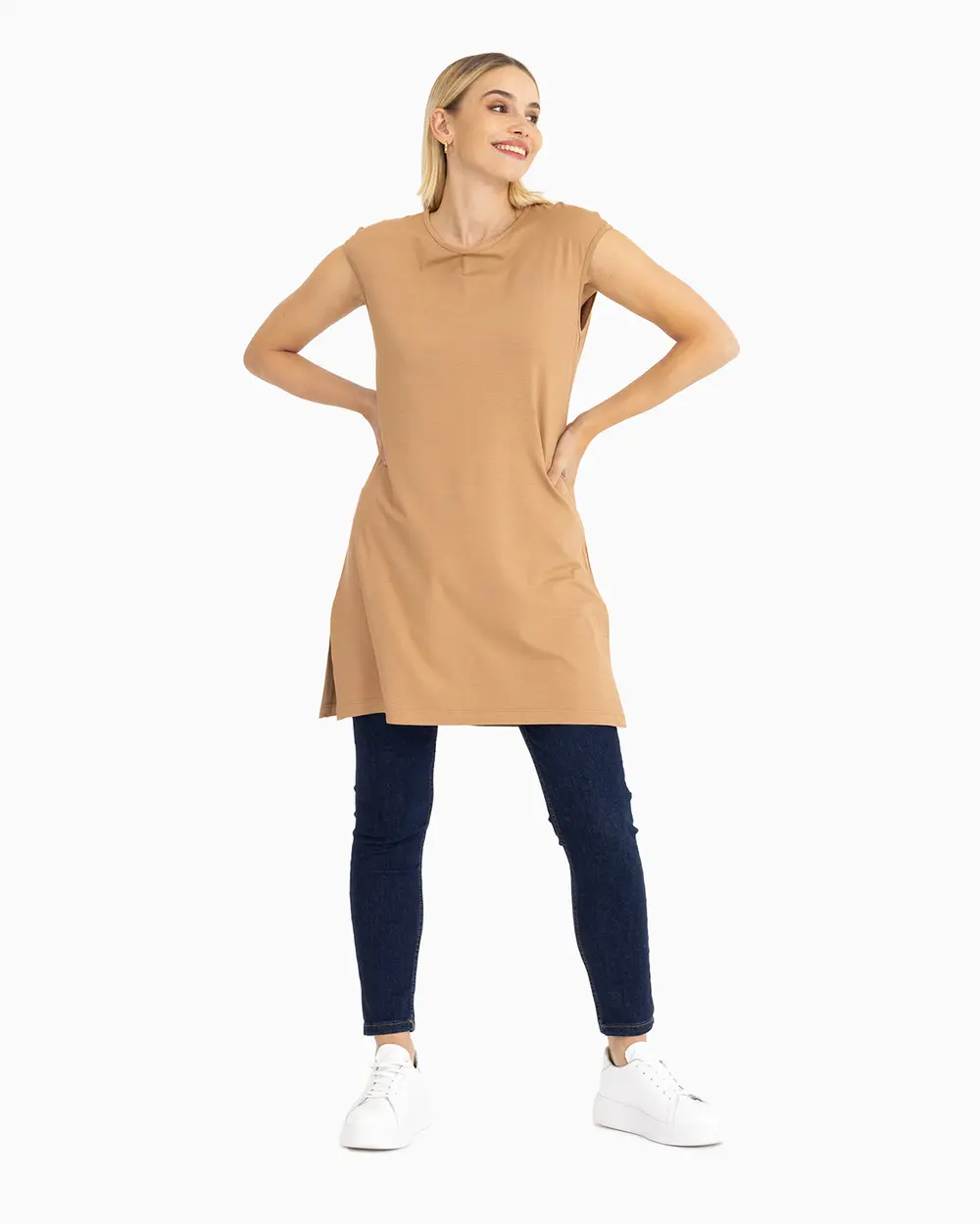 Round Neck Plain Basic T-Shirt