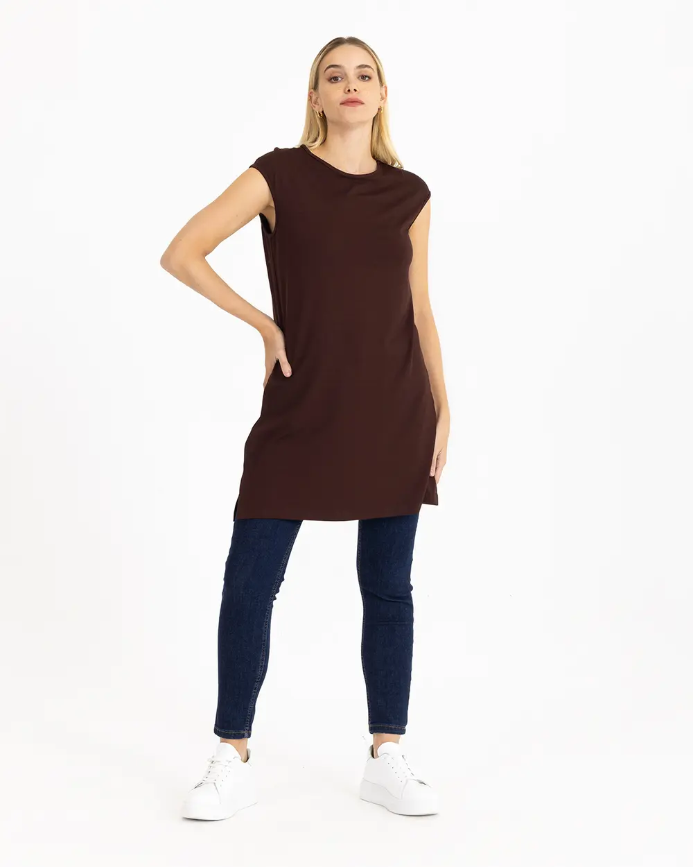 Round Neck Plain Basic T-Shirt